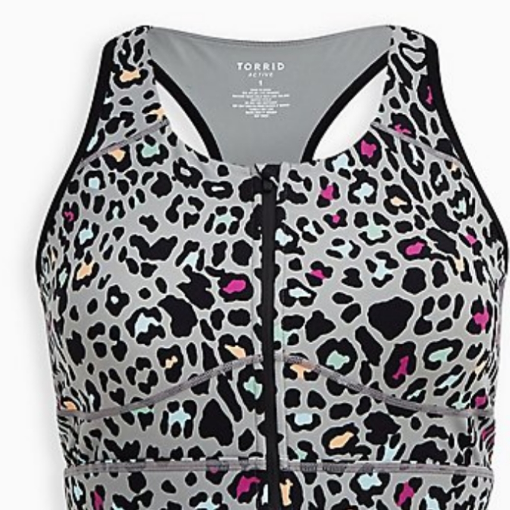 🖤Gray Cheetah Sports Bra🖤